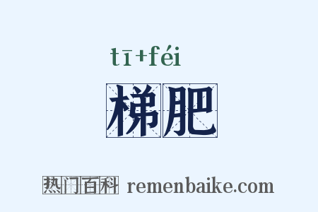 梯肥是什么意思的图片